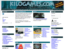 Tablet Screenshot of kilogames.com